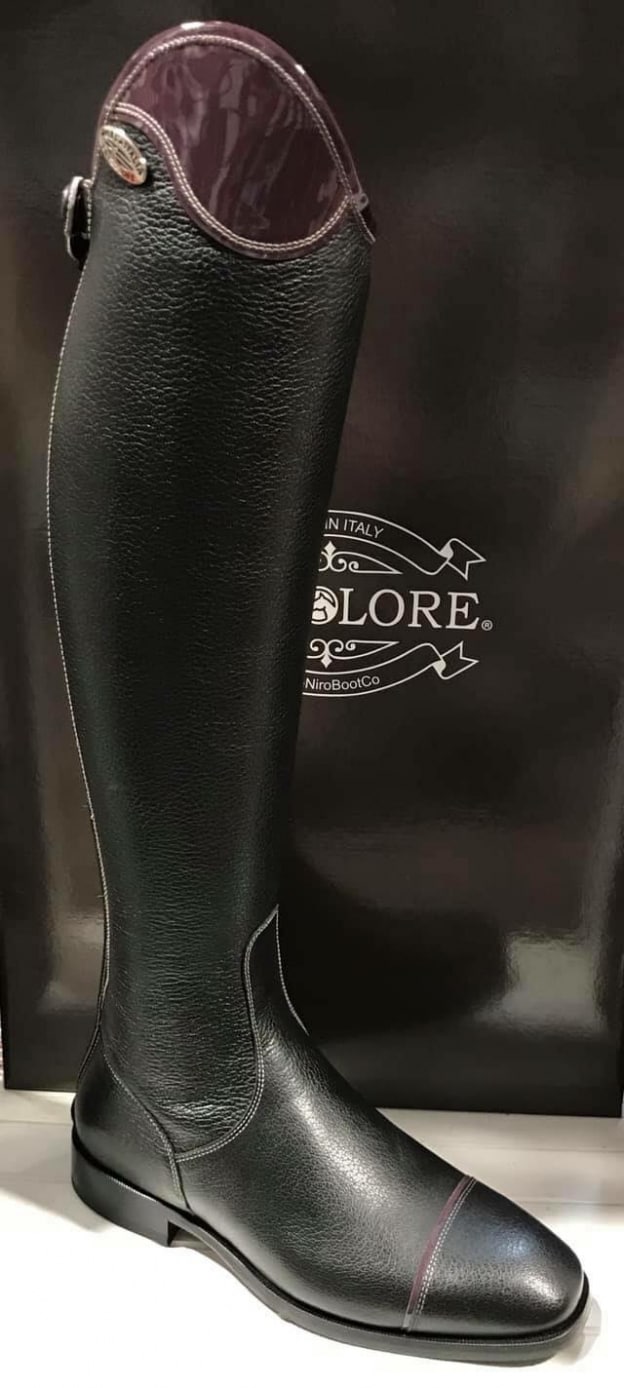 De Niro Salentino Patent Boots