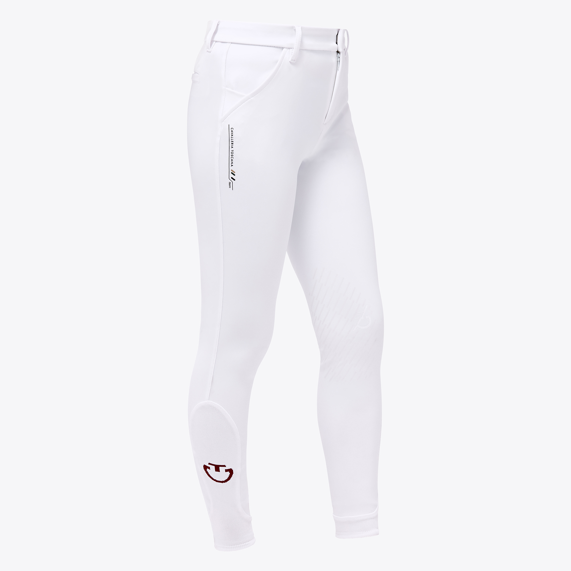 Cavalleria Toscana Boy's Dash Breeches- WHITE- AGE 10