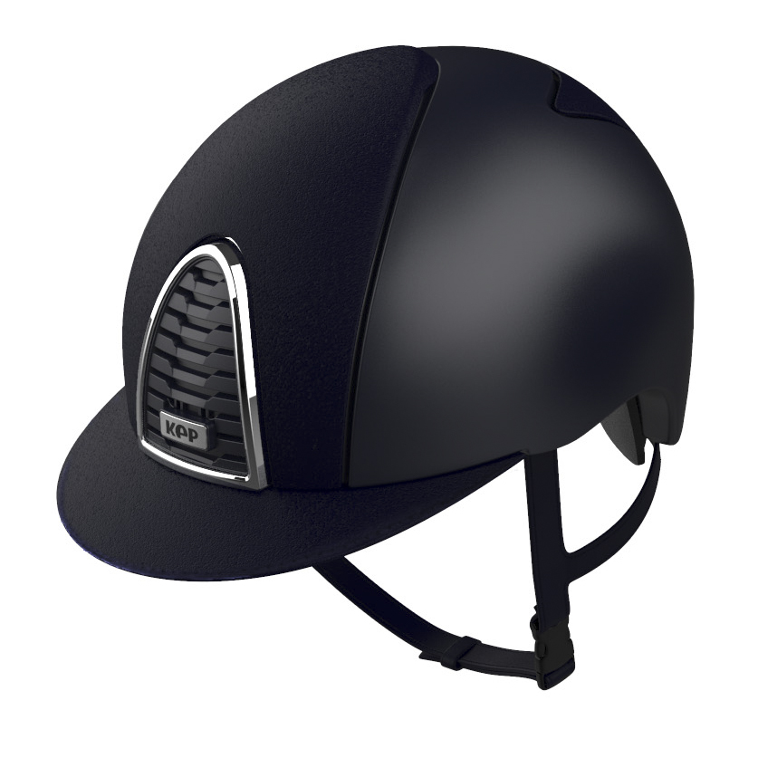 KEP Helmet Cromo 2.0 Leather- BLUE