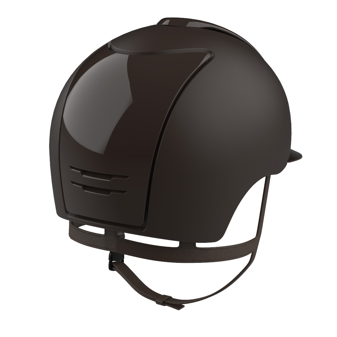 KEP Helmet Cromo 2.0 Textile with Polish Inserts- BROWN - Image 2