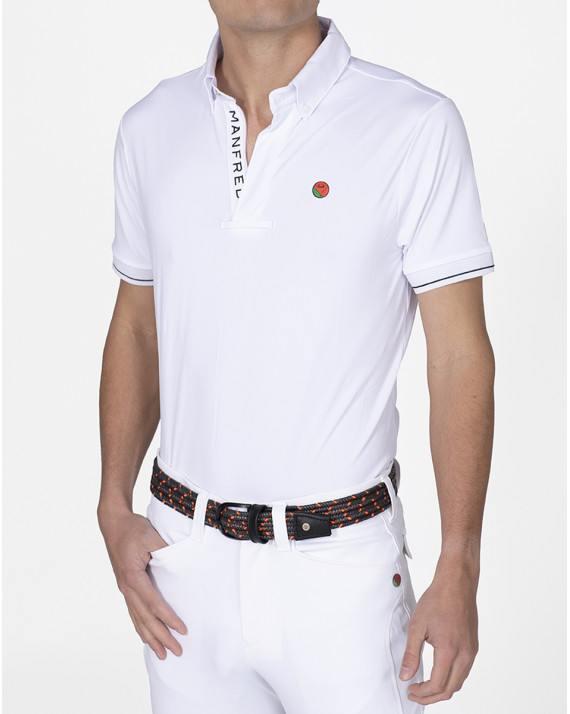 Manfredi Avalon Men's Competition Shirt in White
