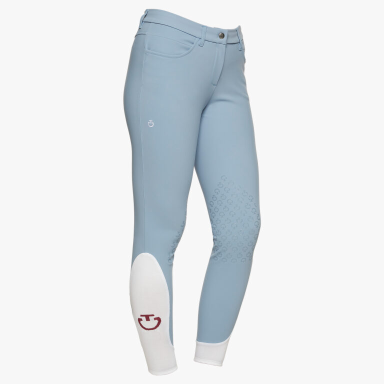 Cavalleria Toscana Women's New Grip System Breeches- Powder Blue