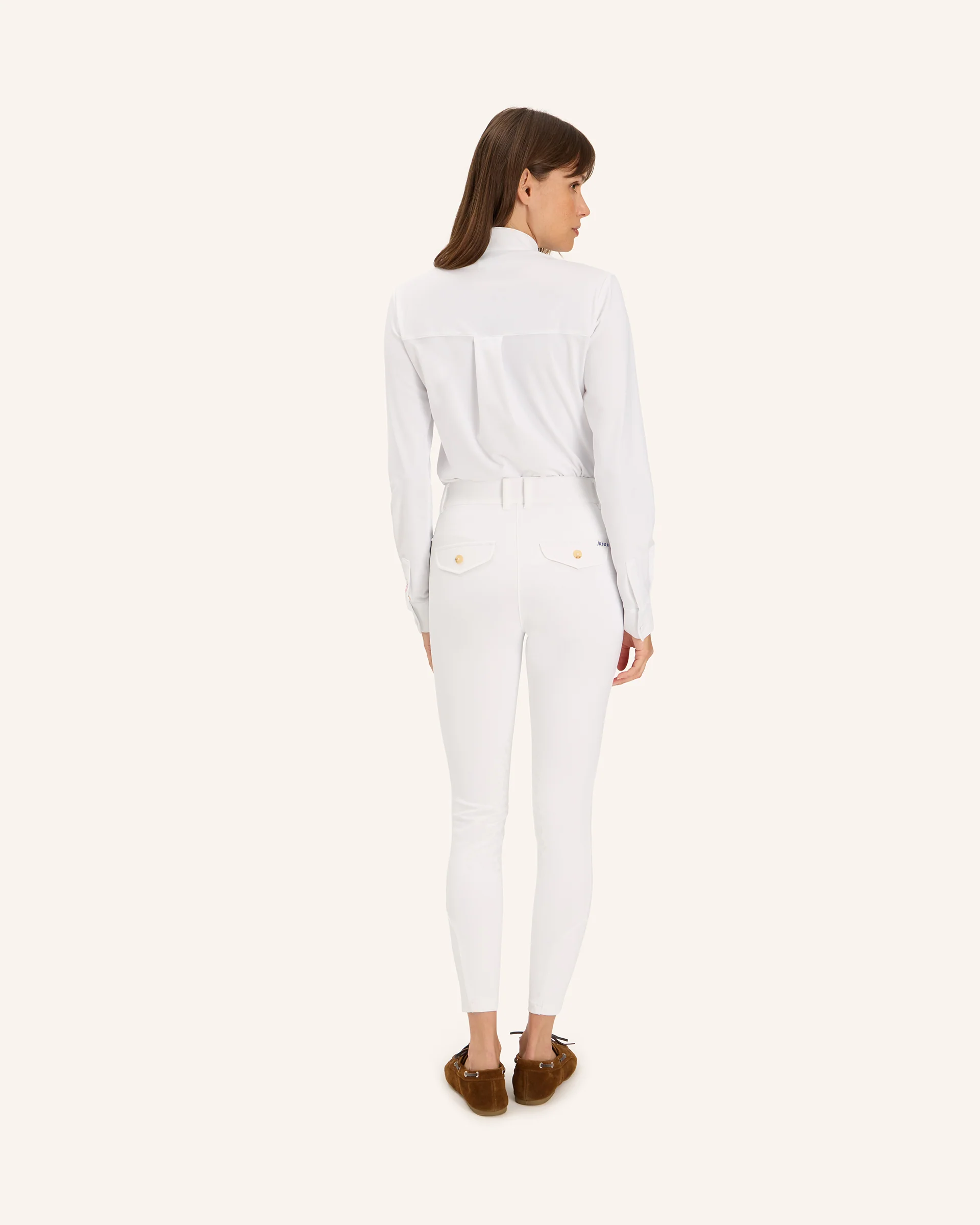 Dada Sport Opale Competition Shirt- White - Image 6