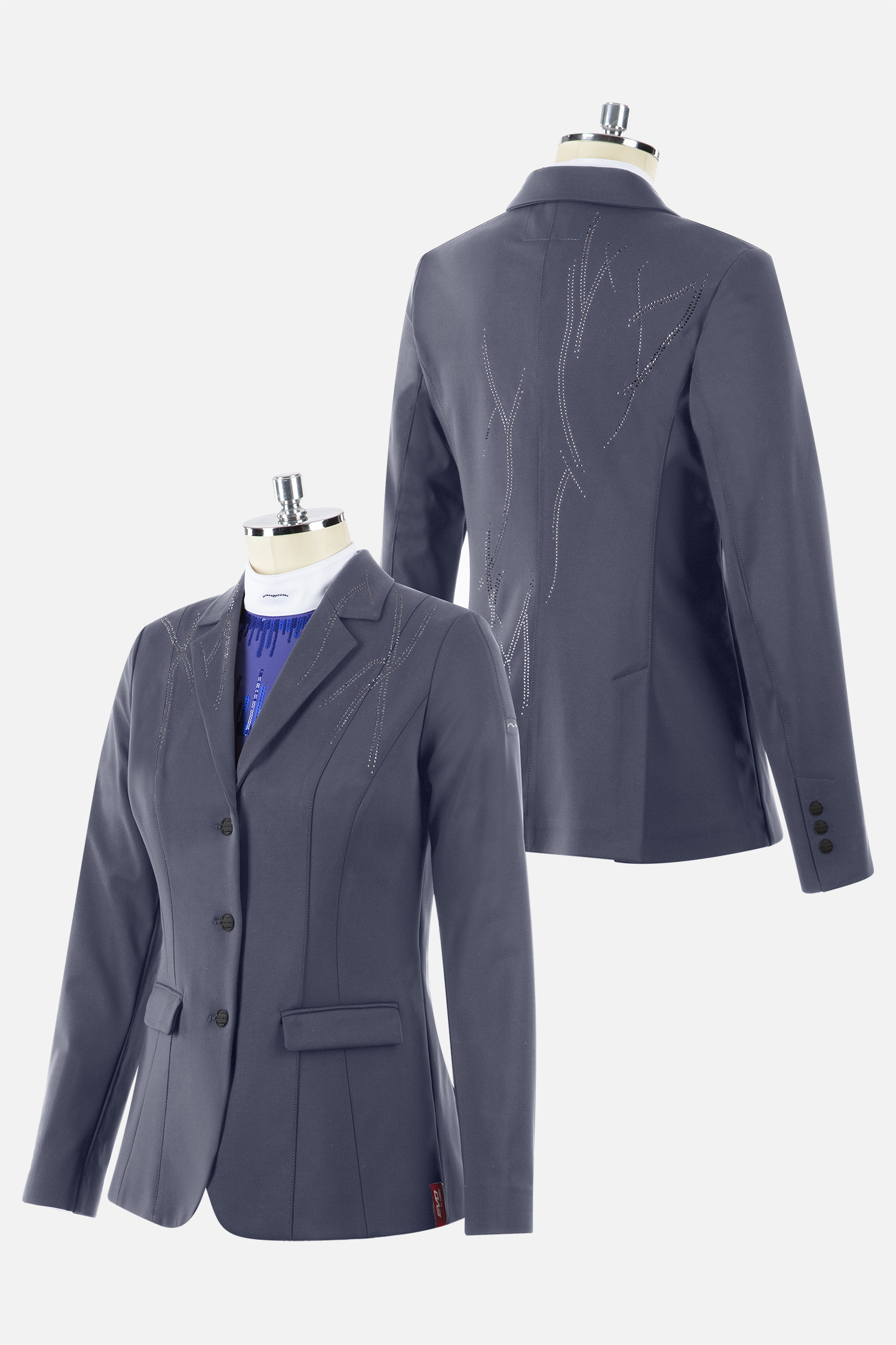 Animo Loretta Women's Competition Jacket- CINCILLA GREY Animo Loretta Women's Competition Jacket- CINCILLA GREY