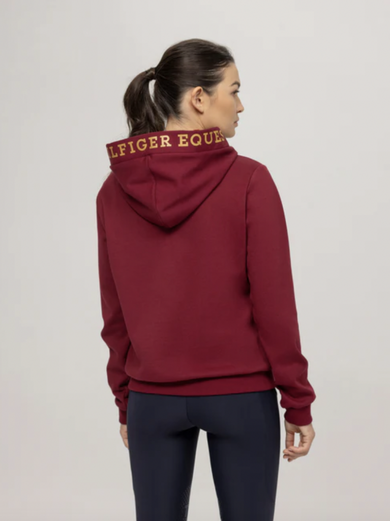 Tommy Hilfiger Equestrian Colorado Hoodie- ROUGE