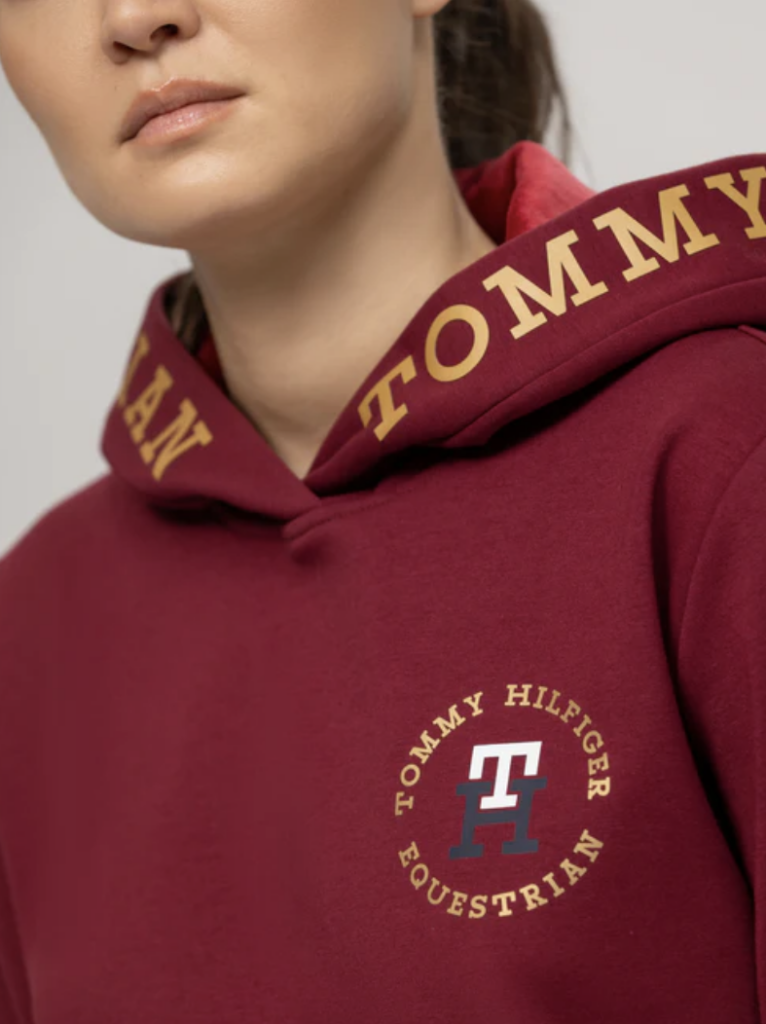 Tommy Hilfiger Equestrian Colorado Hoodie- ROUGE