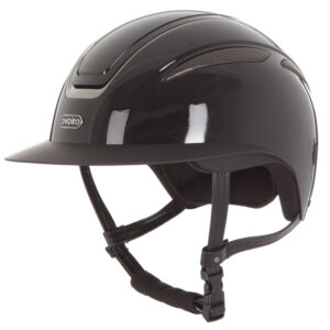 Evoke Callisto Wide Peak Metallic- Black/Gunmetal