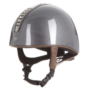 Evoke Orion Jockey Skull High Shine Carbon Gunmetal/ Black