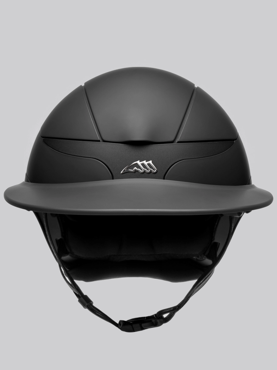 Equiline Xanto Helmet- Matte Sun Visor- BLACK - Image 2