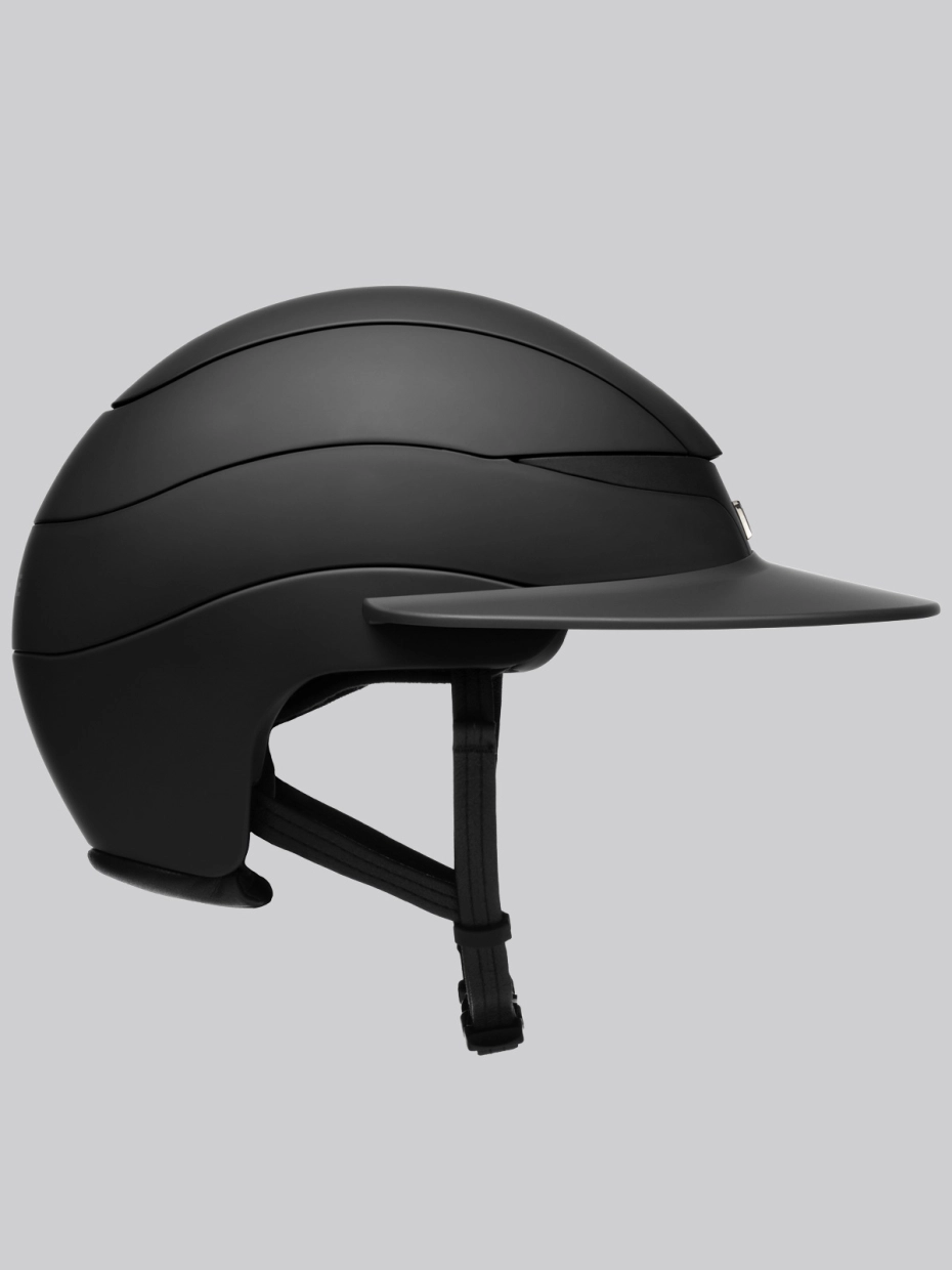Equiline Xanto Helmet- Matte Sun Visor- BLACK - Image 3