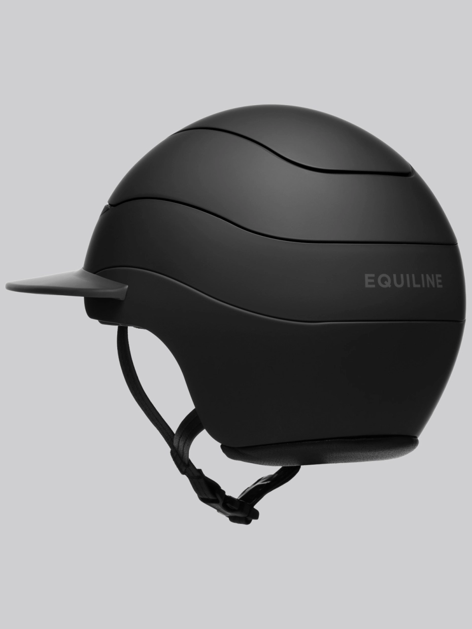 Equiline Xanto Helmet- Matte Sun Visor- BLACK - Image 4