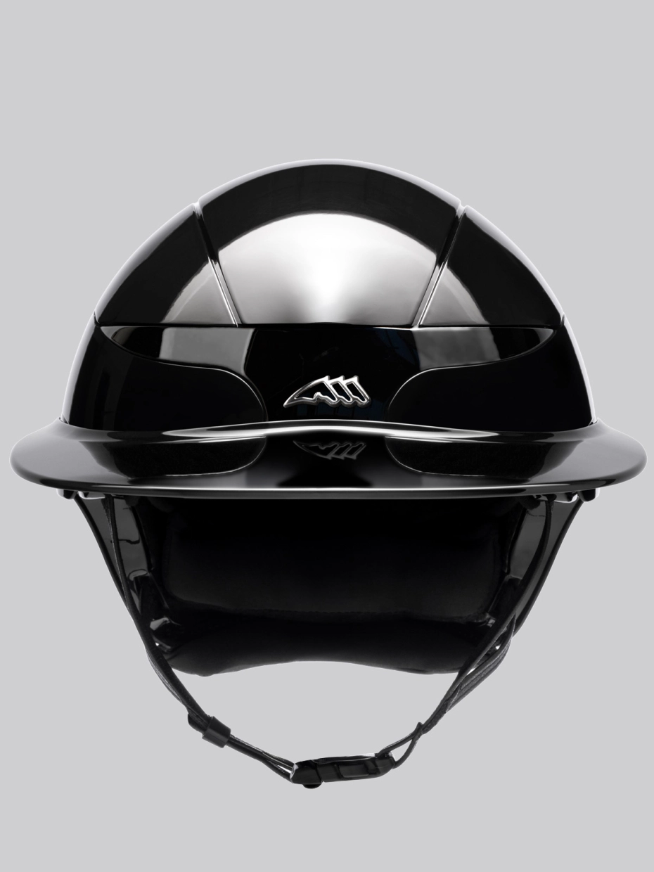 Equiline Xanto Helmet- Gloss Sun Visor- BLACK - Image 2
