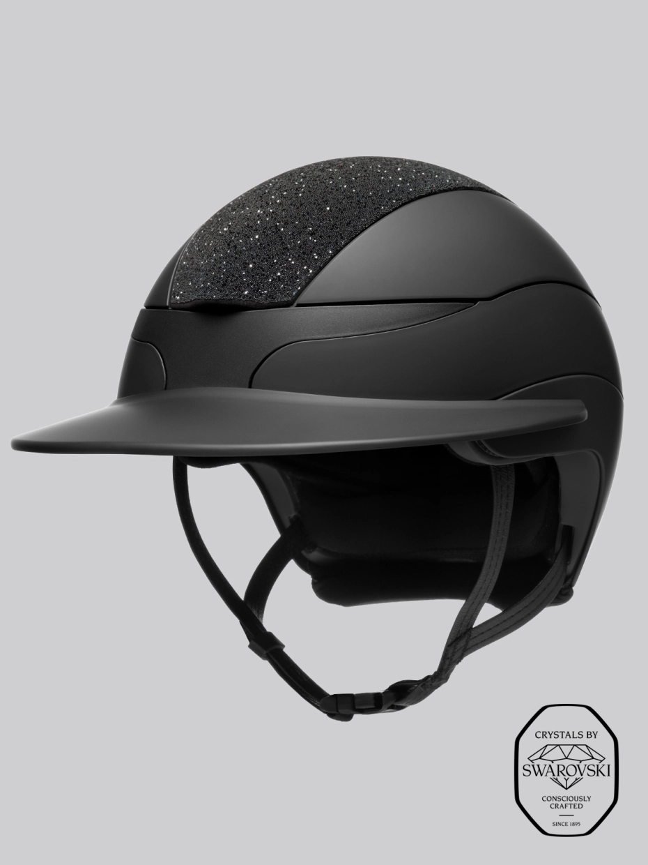 Equiline Xanto Helmet Matte with crystal top sun visor