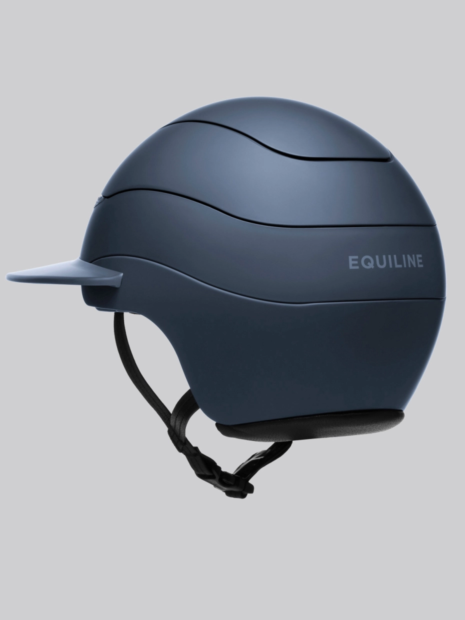 Equiline Xanto Helmet- Matte with Crystal Band Sun Visor- NAVY - Image 4