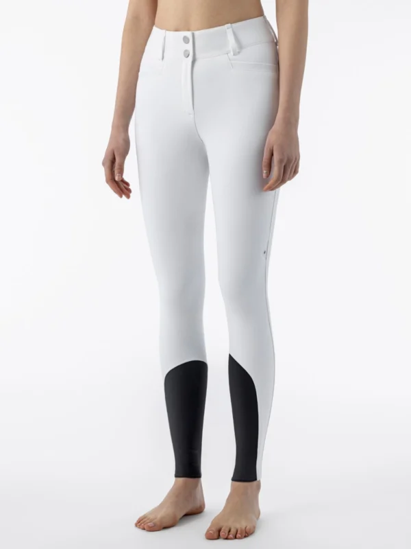 Equiline Women's Crystalek Breeches- WHITE