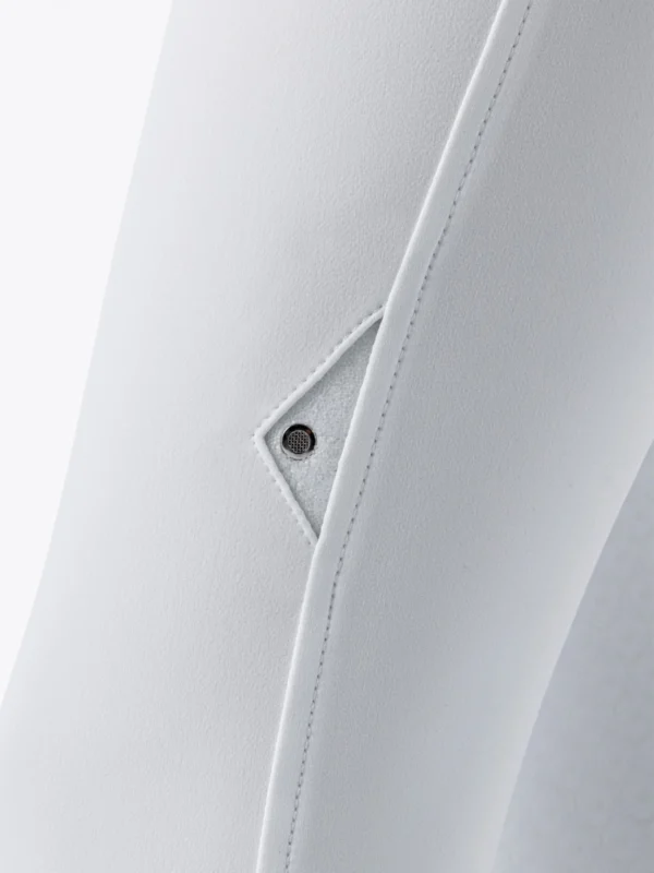 Equiline Women's Crystalek Breeches- WHITE