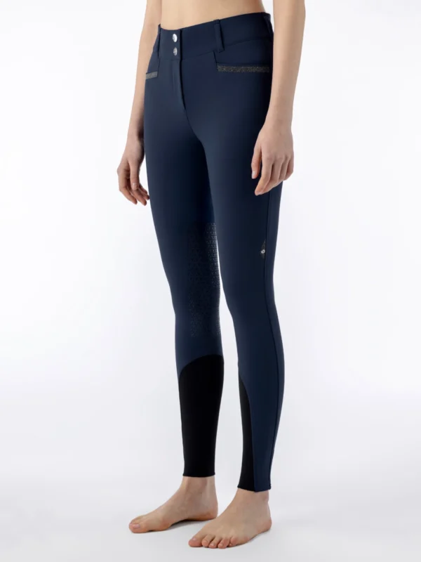 Equiline Women's Crystalek Breeches- NAVY