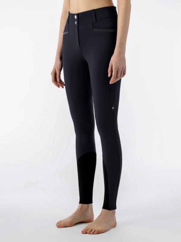 Equiline Women's Crystalek Breeches- BLACK