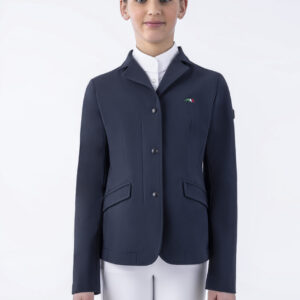 Equiline Girl's Carolink Competition Jacket- NAVY