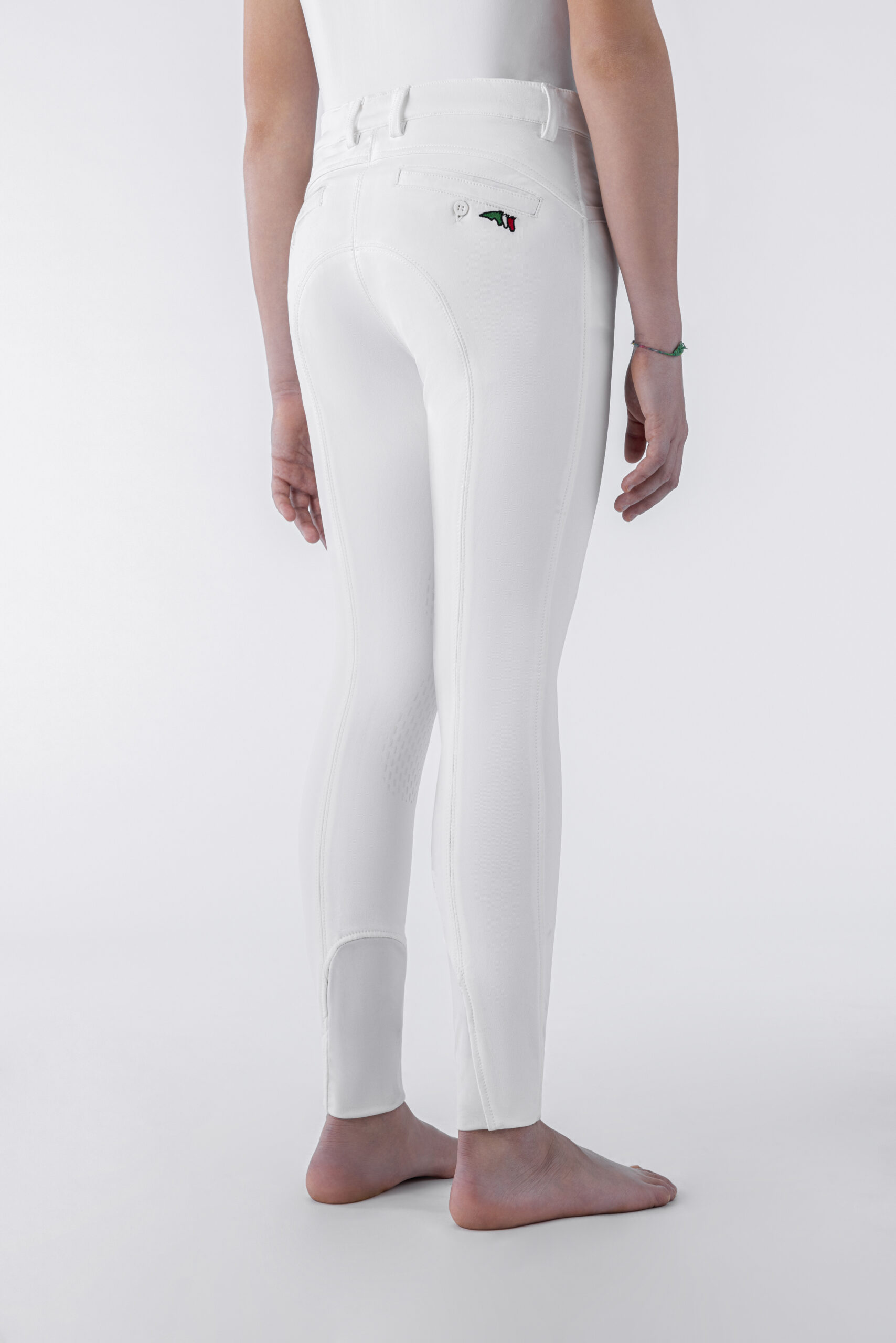 Equiline Boy's Jhoank Breeches- WHITE - Image 5