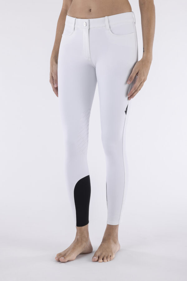 Equiline Women's Cornek Breeches- WHITE