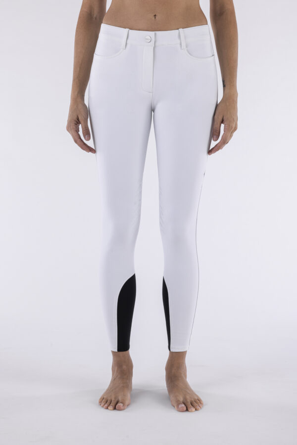 Equiline Women's Cornek Breeches- WHITE