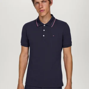Tommy Hilfiger Equestrian Harrison Polo Shirt- DESERT SKY