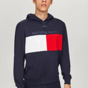 Tommy Hilfiger Equestrian Unisex Berkshire Hoodie- NAVY