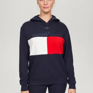 Tommy Hilfiger Equestrian Unisex Berkshire Hoodie- NAVY