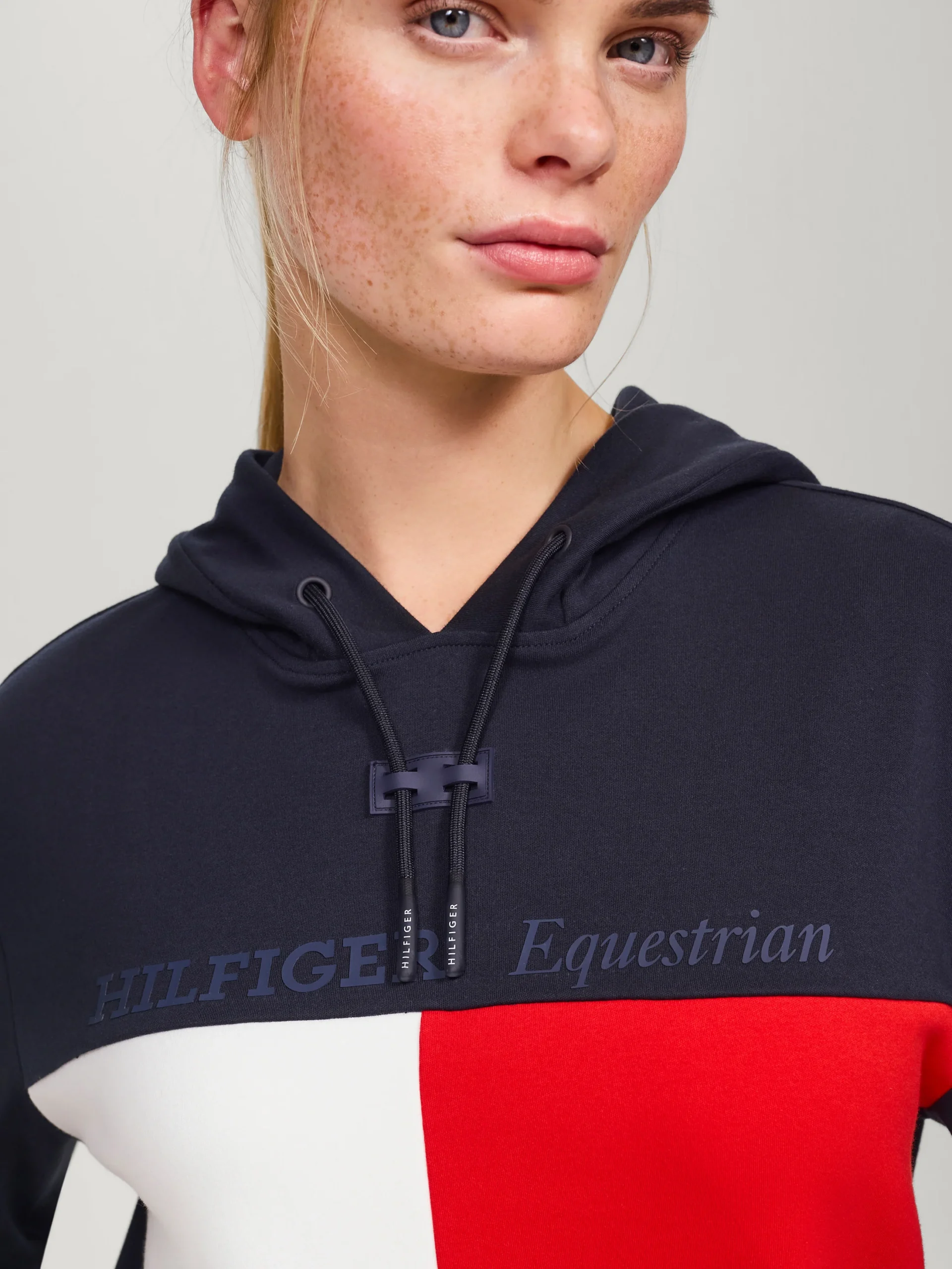 Tommy Hilfiger Equestrian Unisex Berkshire Hoodie- NAVY - Image 5