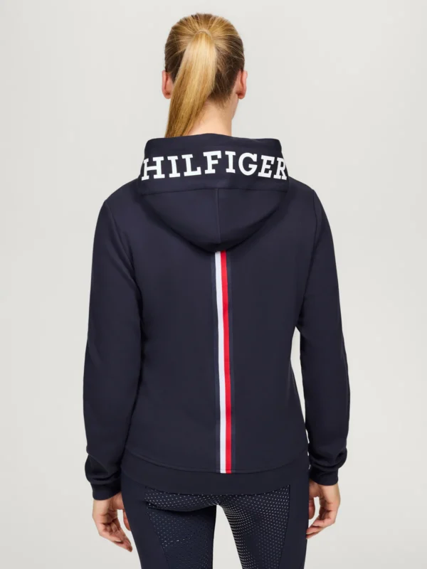 Tommy Hilfiger Equestrian Kingston Zip Up Hoodie- NAVY