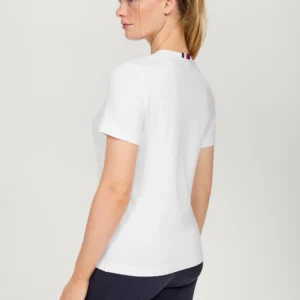 Tommy Hilfiger Equestrian Belmont T-Shirt- WHITE