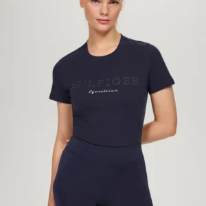 Tommy Hilfiger Equestrian Belmont T Shirt in Navy