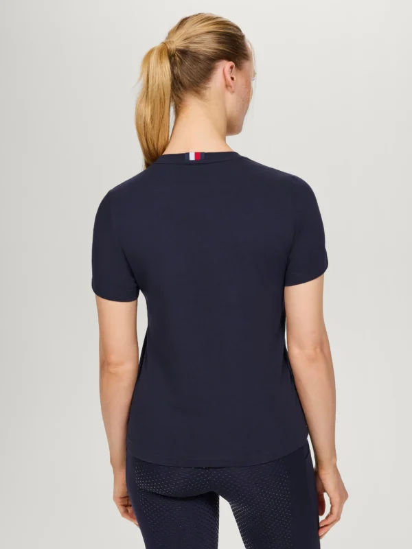 Tommy Hilfiger Equestrian Belmont T-Shirt- NAVY