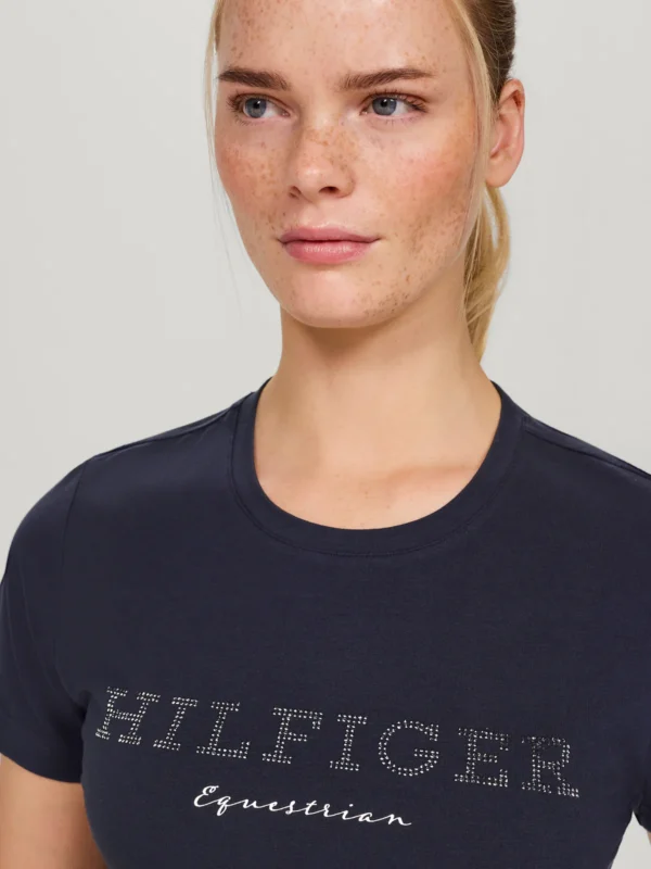 Tommy Hilfiger Equestrian Belmont T-Shirt- NAVY