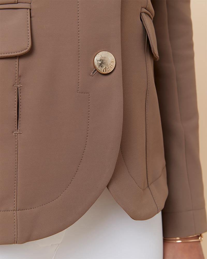 Dada Sport Bianca Competition Jacket-Mocha - Image 3