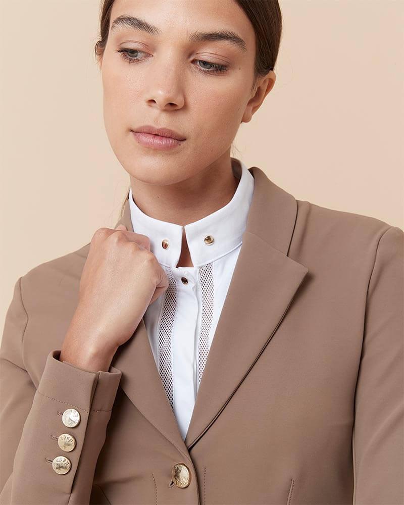 Dada Sport Bianca Competition Jacket-Mocha - Image 2