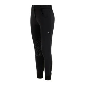 Trolle Athl Reg. Waist Women's Breeches- Knee Grip-BLACK