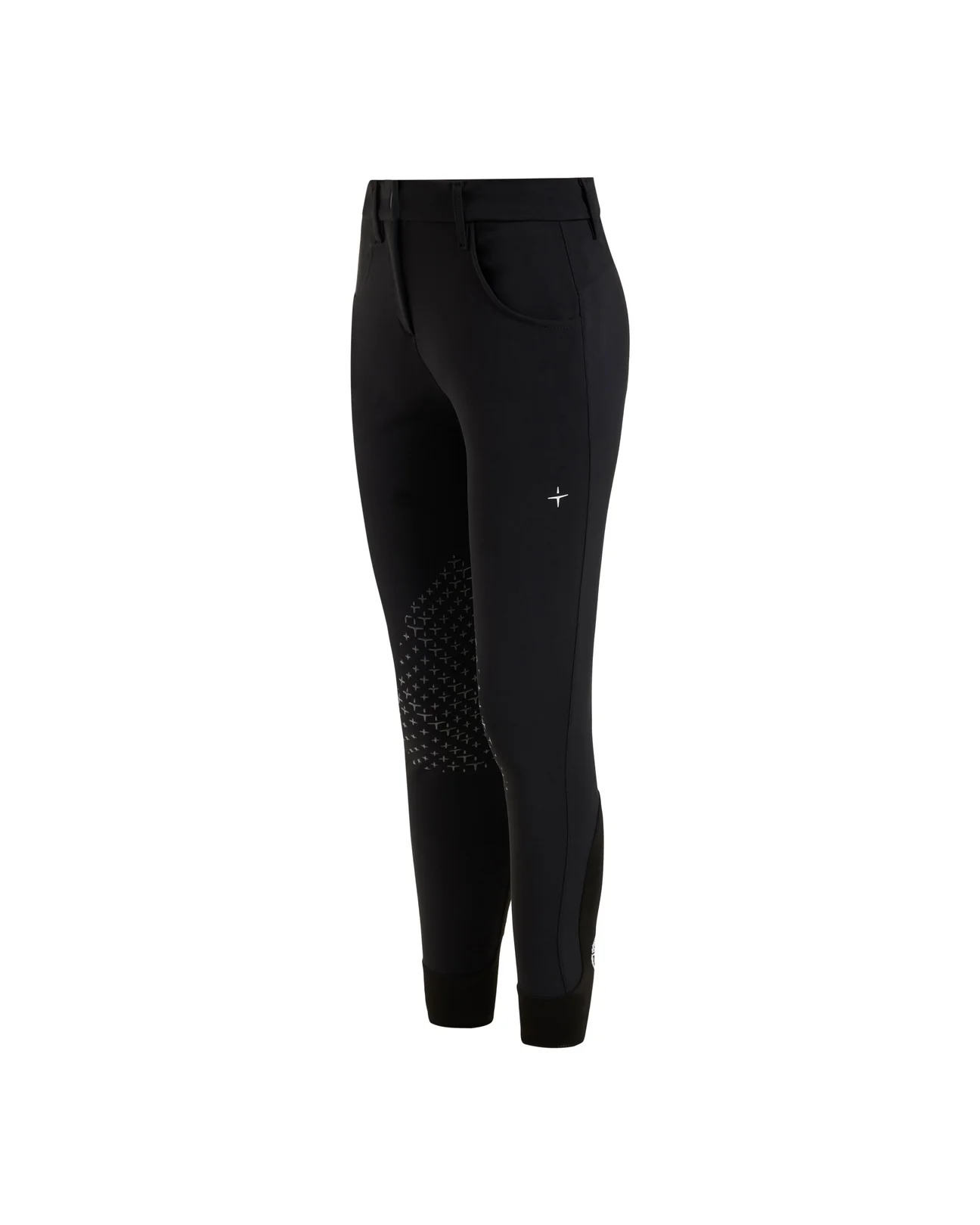 Trolle Athl Reg. Waist Women's breeches with knee grip in black