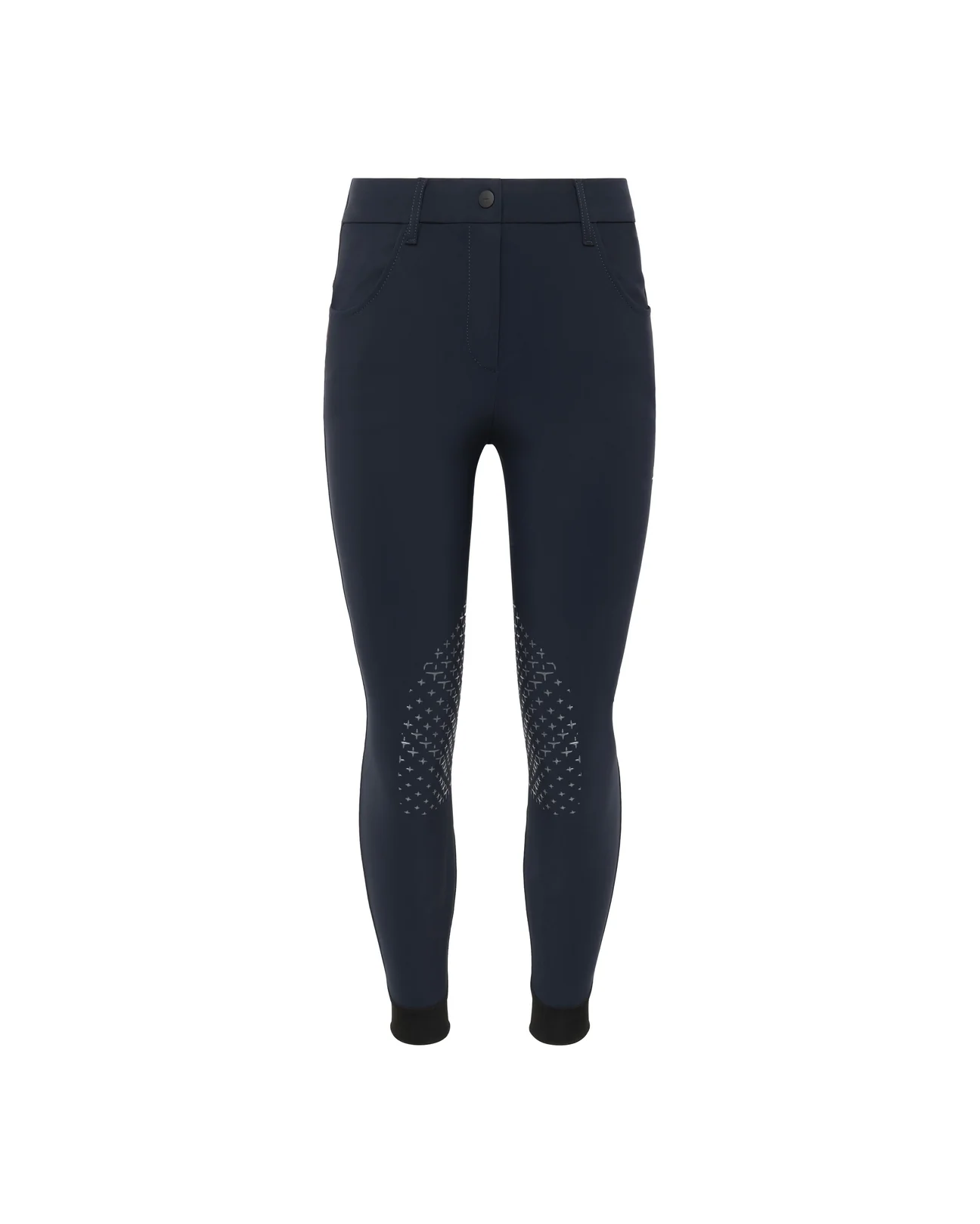 Trolle Athl Reg. Waist Women's Breeches- Knee Grip-NAVY - Image 5