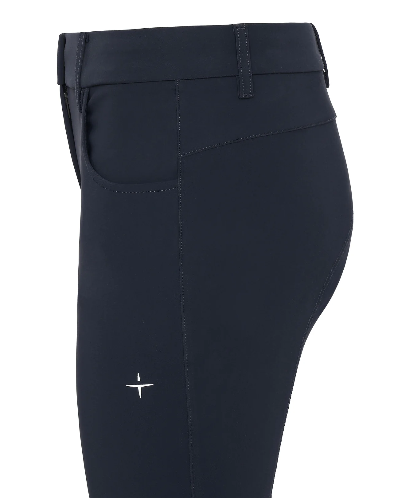 Trolle Athl Reg. Waist Women's Breeches- Knee Grip-NAVY - Image 3