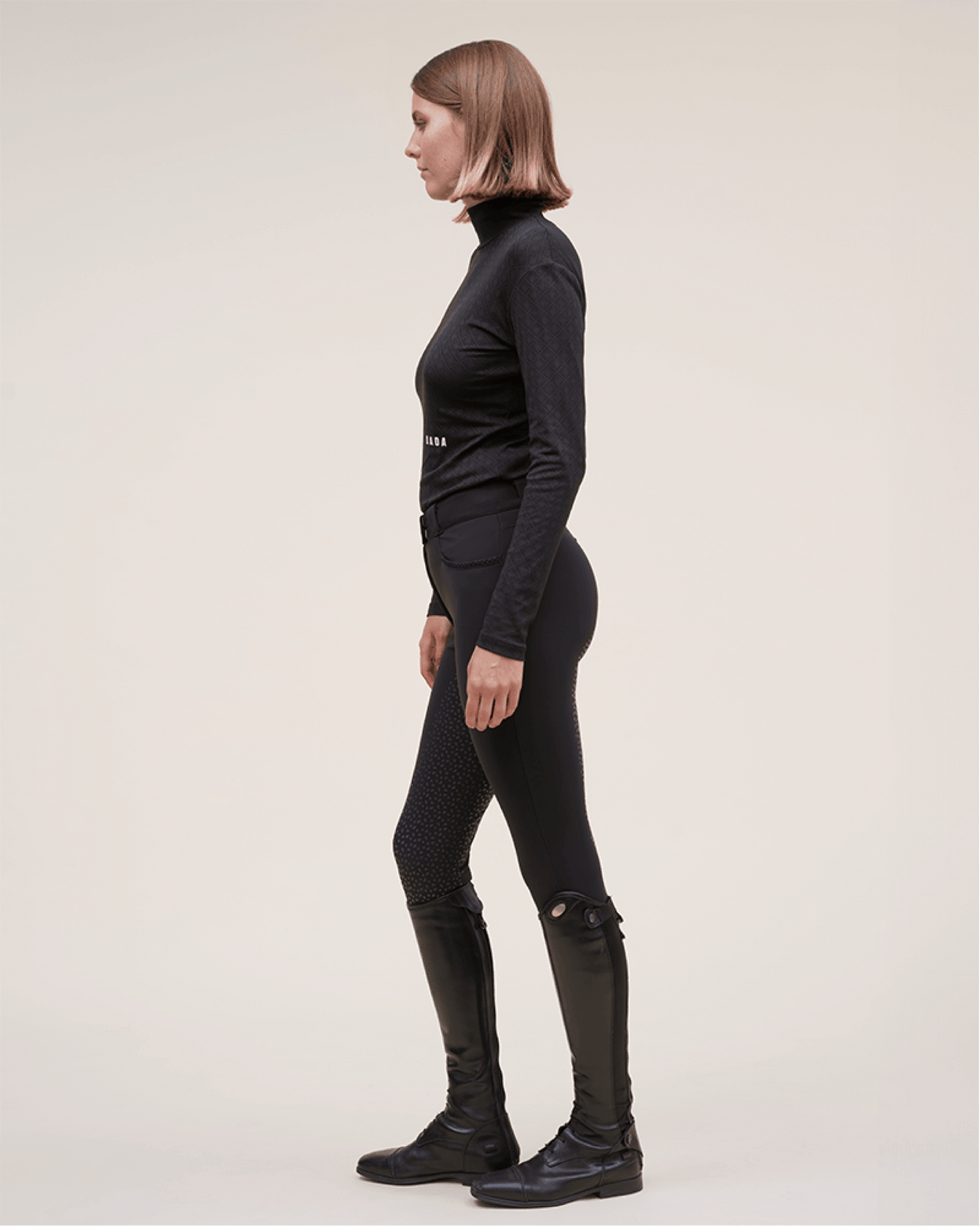 Dada Sport Calder Long Sleeve Technical T-Shirt- Black - Image 4