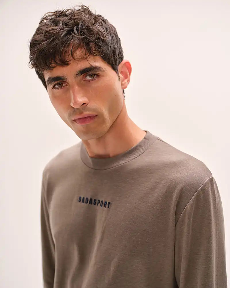 Dada Sport Caspian Sweatshirt- Moka - Image 4