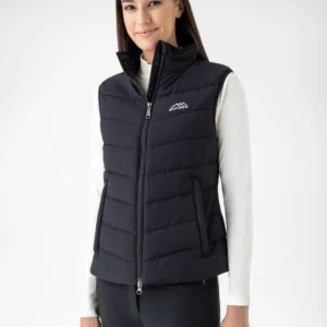Equiline Women's Elysir Padded Gilet- BLACK