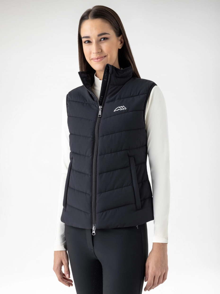 Equiline Women's Elysir Padded Gilet in black