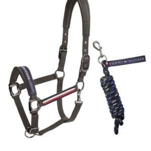 Tommy Hilfiger Equestrian Yale Halter Set - ASH- FULL