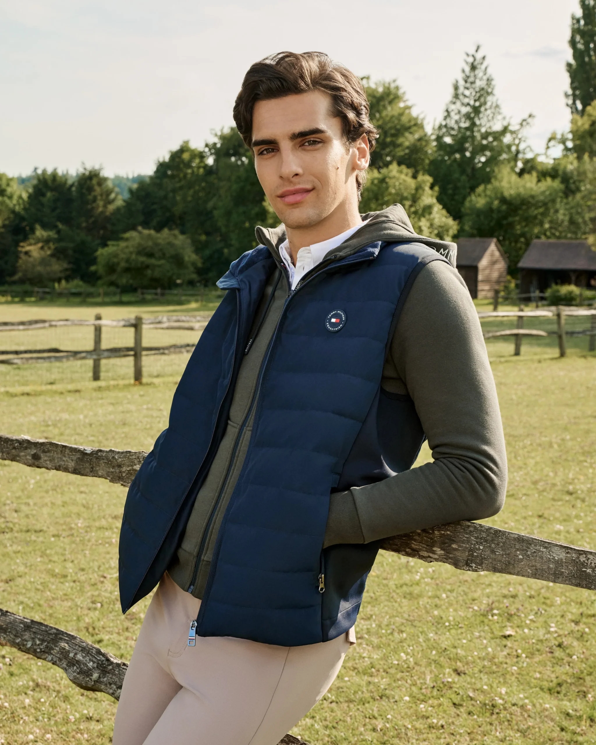 Tommy Hilfiger Equestrian Lewis Gilet- DESERT SKY - Image 4