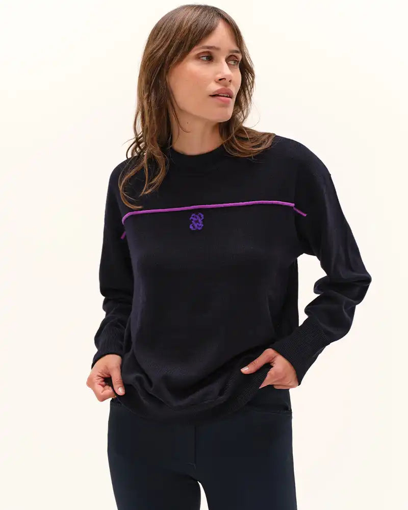 Dada Sport Merlin Sweater in Marine