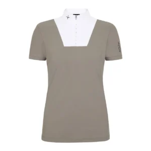 Trolle Centre Line Women's Competition Polo Balance- Taupe