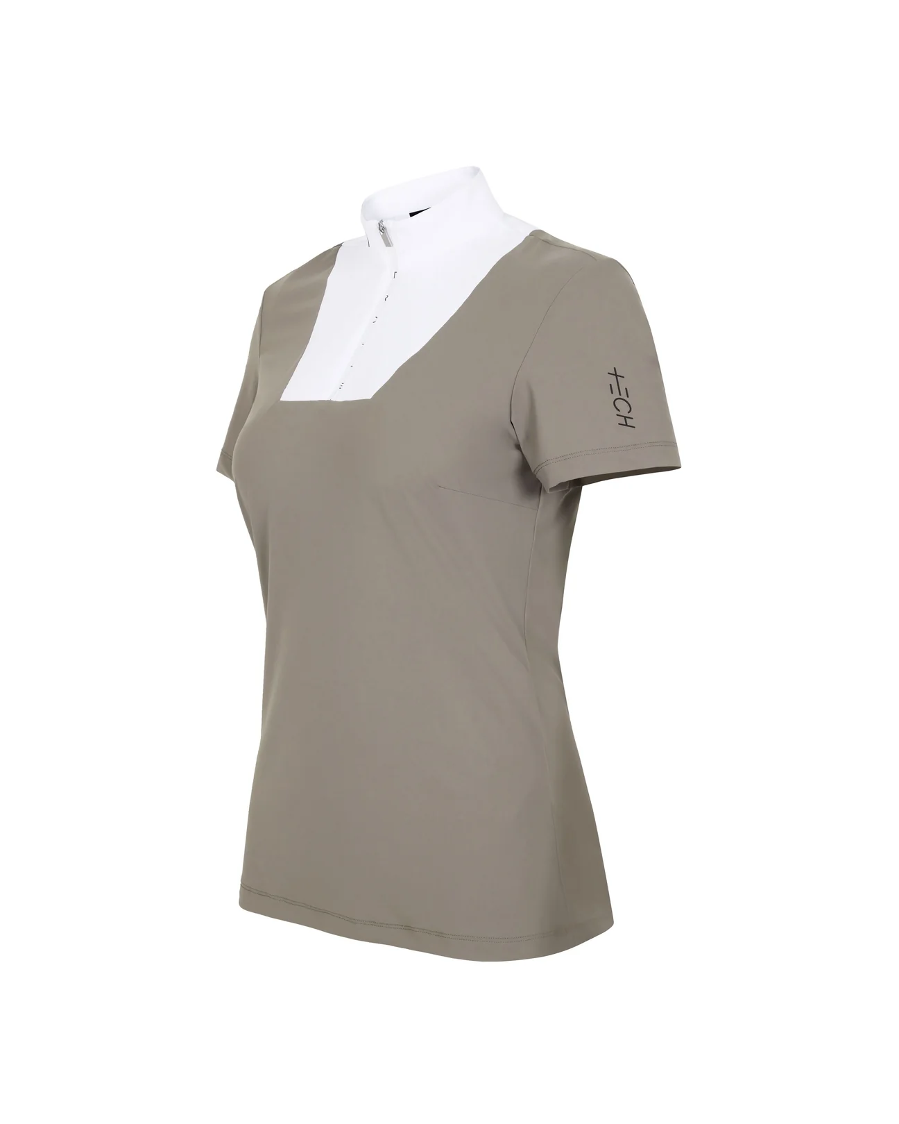 Trolle Centre Line Women's Competition Polo Balance- Taupe - Image 2